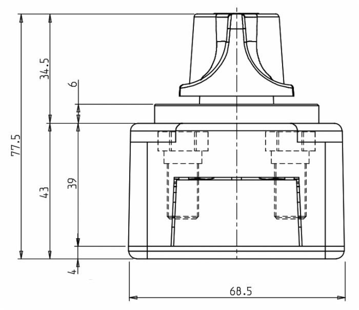 Interruttore staccabatteria 12-24V con maniglia rotativa - Ama