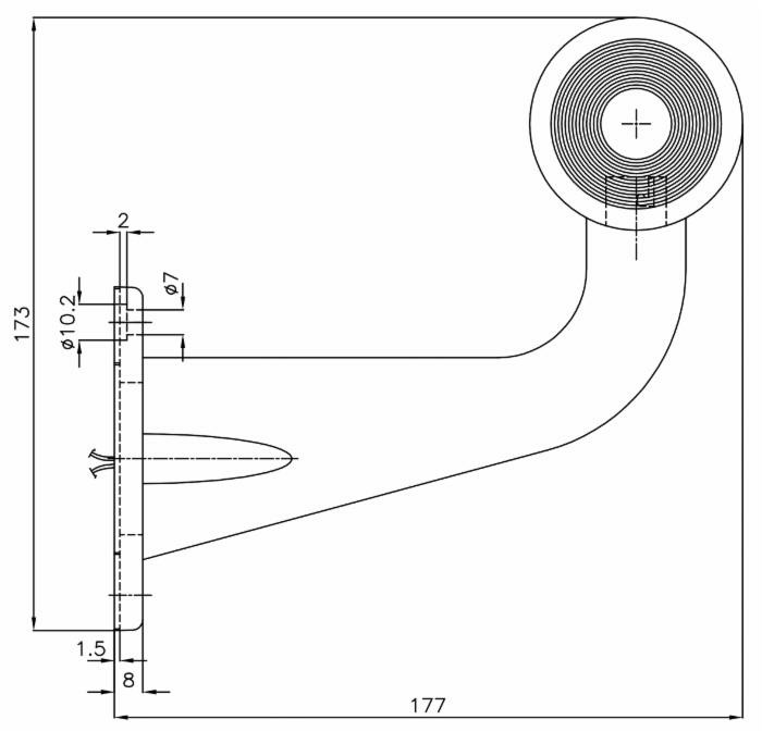 Luce di ingombro laterale a 90°, luce bianca e rossa alogena - Ama