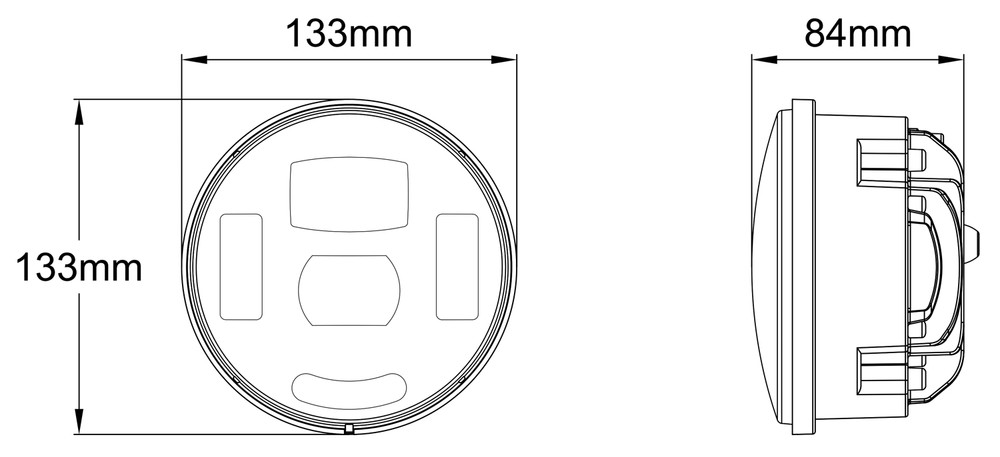 Proiettore a LED compatibile con New Holland, John Deere, Fiat Massey Ferguson, Lamborghini, Agco - Ama
