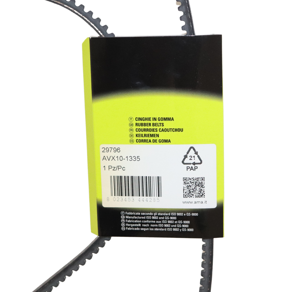 Cinghia AVX10 x 1335 adattabile a Same 2,4119,113,0 - Ama