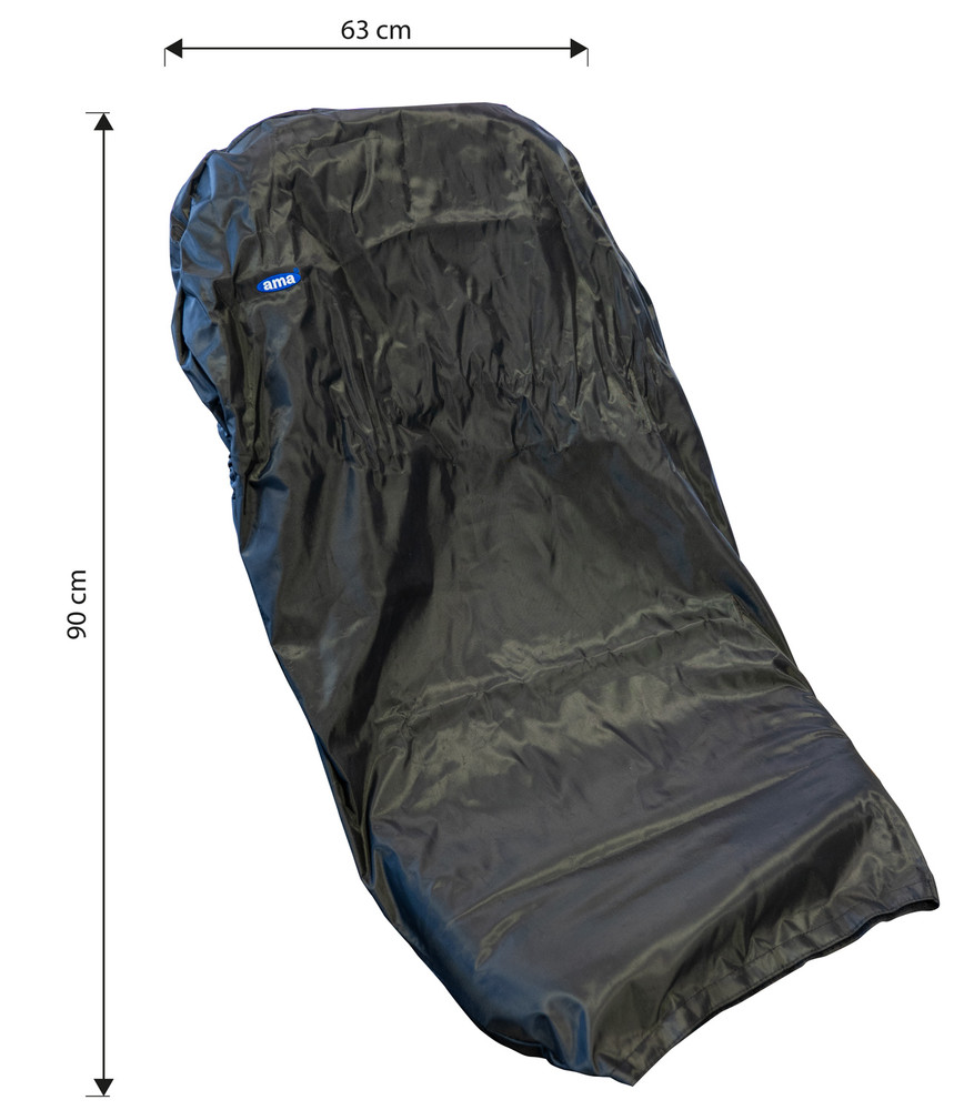 Coprisedile 63x90 nero - Ama
