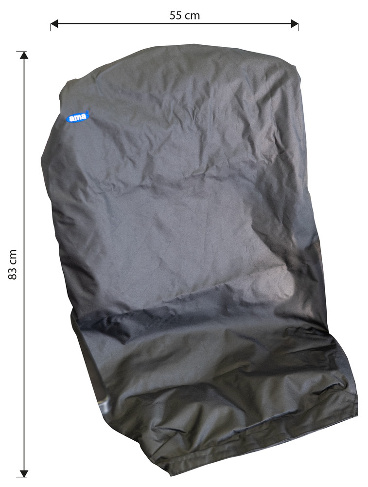 Coprisedile 55x83 nero - Ama