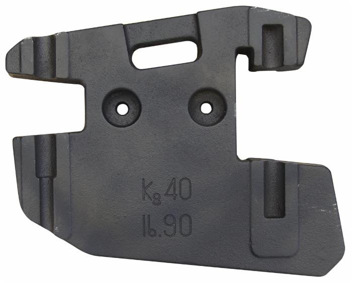 Zavorra da 40 kg adattabile al rif,0,96929,40,0/10 - Ama