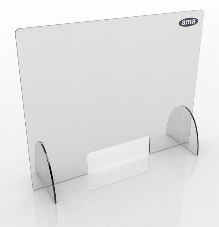 pannelli divisori protettivi 1000x650 3mm base 5mm - Ama