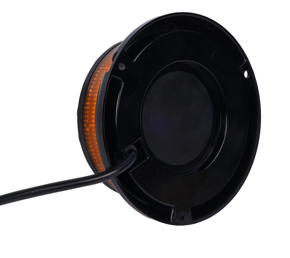Lampeggiante a LED base piana 10-110V, IP65, 8 LED, 10-13W - Ama