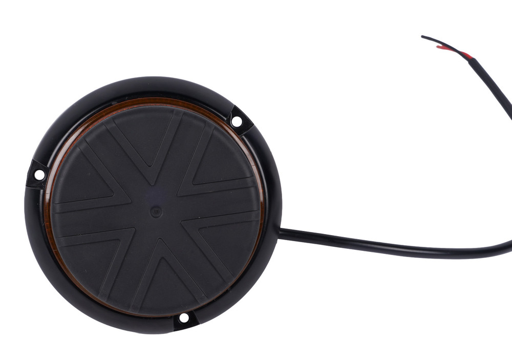 Lampeggiante a LED base piana 10-110V, IP65, 8 LED, 10-13W - Ama
