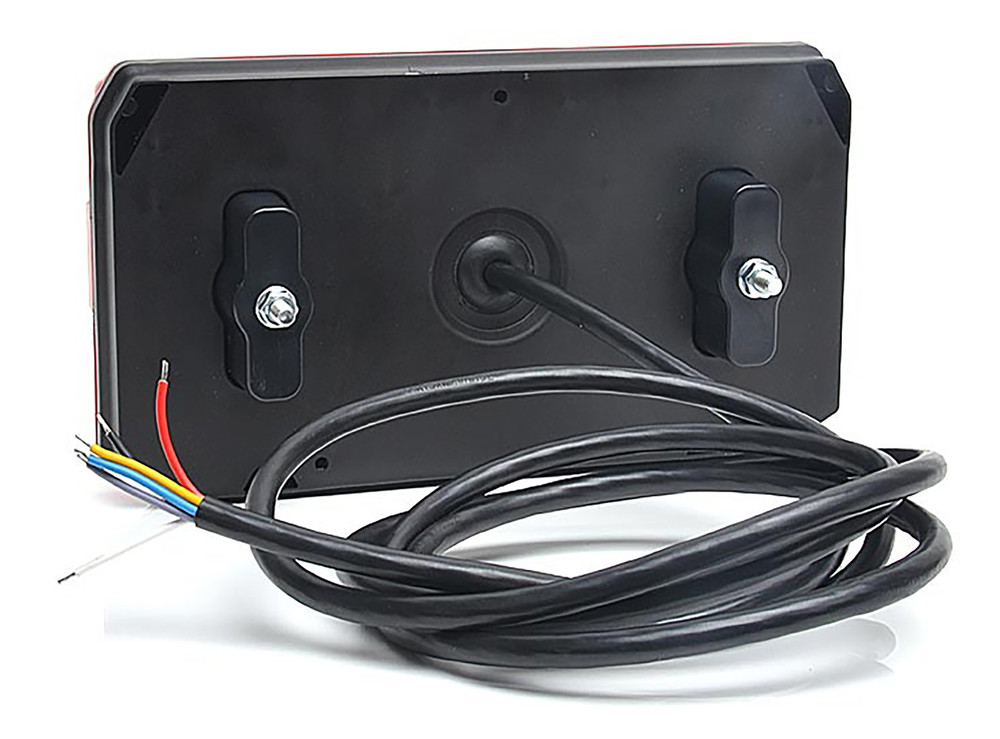 Fanale posteriore LED, lato sx, 12-24V, 242x58,2x134 mm - No brand