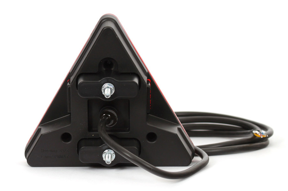 Fanale posteriore LED lato sinistro 12-24V triangolare 163x38,8x144 mm. - No brand
