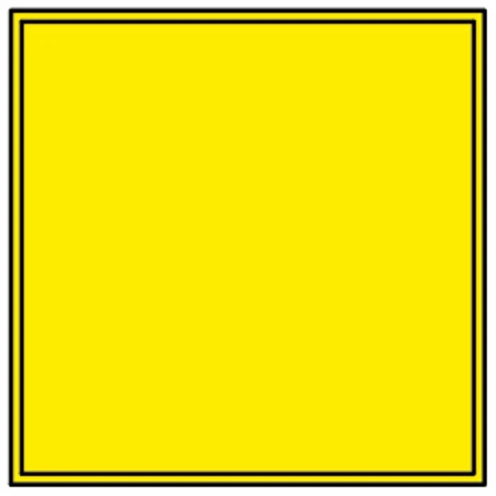 Spia quadrata gialla neutra - Ama