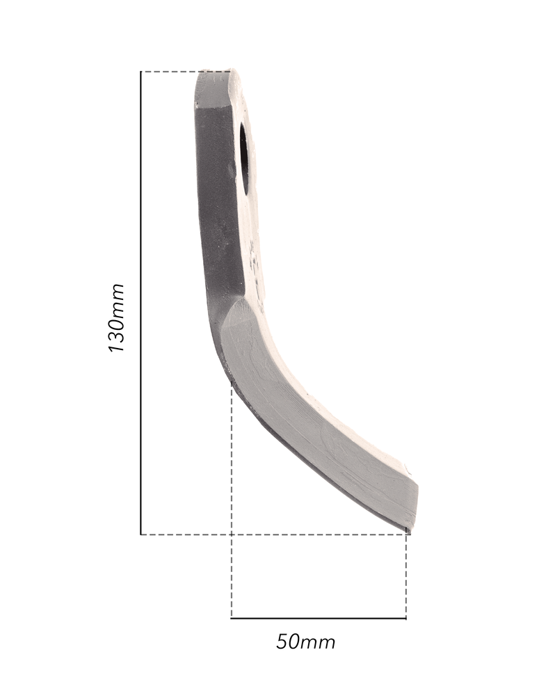 Coltello per trincia a Y altezza 130mm lunghezza 50mm - Ama