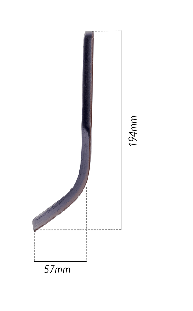 Coltello per trincia a Y altezza 194mm lunghezza 57mm - Ama