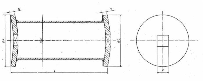 Distanziale 5C4012 foro quadro 33mm per frangizzolle - Ama