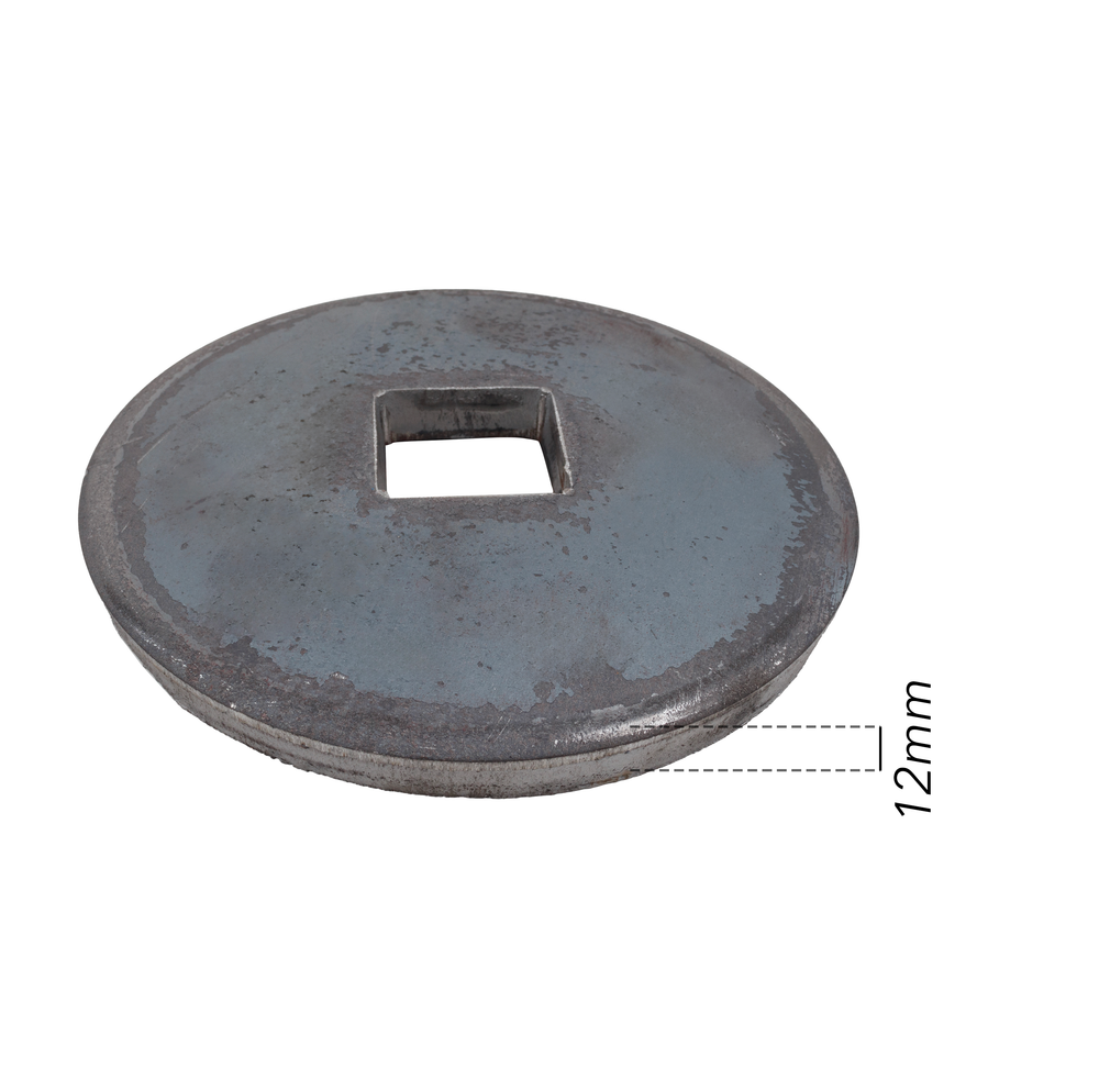 Flangia 145X12 foro quadro 31mm concava - Ama