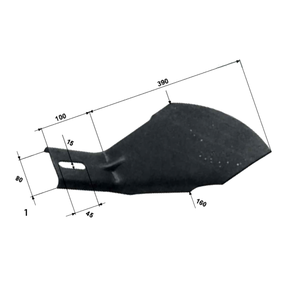 Raschietto per frangizolle sp. 8mm dx - Ama