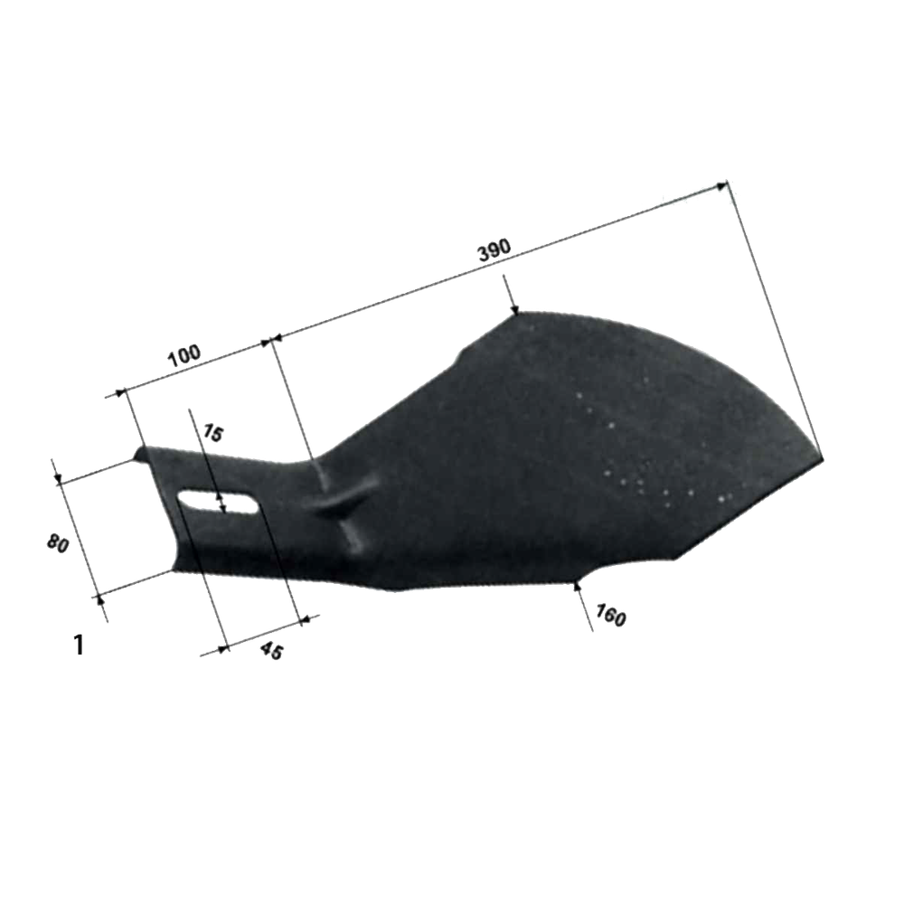 Raschietto per frangizolle sp. 8mm dx - Ama