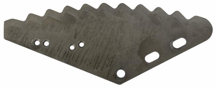 Coltello per carromiscelatore 530x270mm adattabile a Agm, Faresin, Generalmix, Verticalmix, Italmix, Pagliari e Storti - Ama