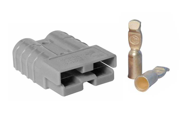 Connettore bipolare grigio 50A 36V 13,5mm² - Ama