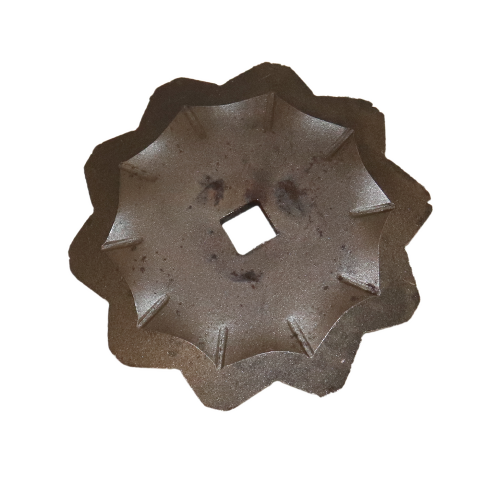 Coltello dentato Ø 95 foro quadrato 11x11mm per trincia - Ama