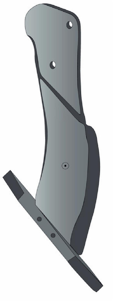 Ancora ripuntatore curva completa modello grande sinistro - Ama