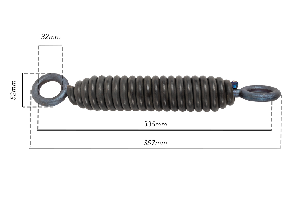 Molla tiller con occhio girevole e filo da 11mm - Ama
