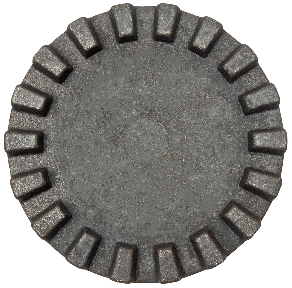 Piastra dentata per ruspa livellatrice Ø 186mm senza foro - Ama