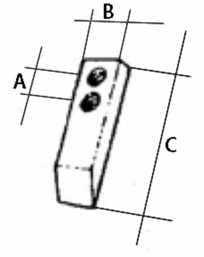 Vomerino per ancora dissodatore da 130 CP2800-CP2806 - Ama