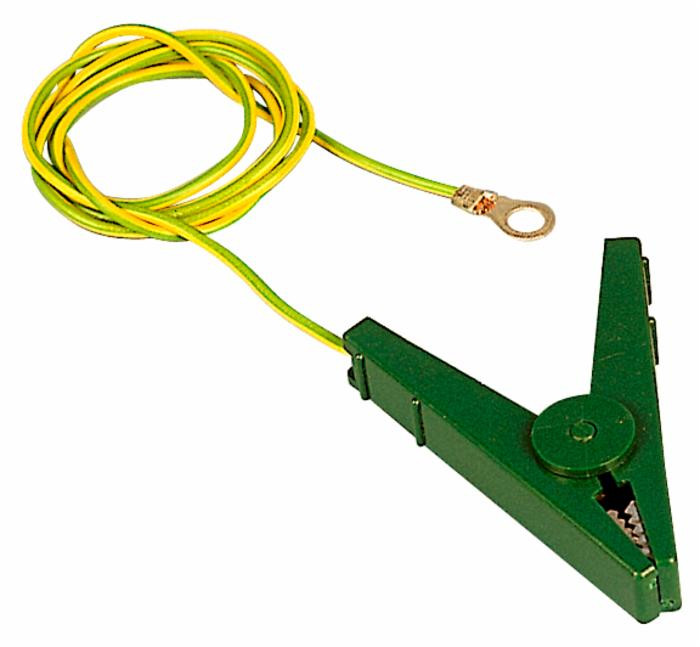 Cavetto massa a terra con morsetto 1m - Ama