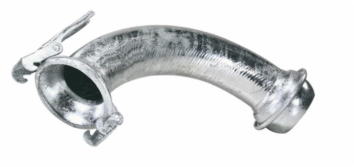 Curva a 90° con giunto sferico Ferrari Ø 100 - Ama