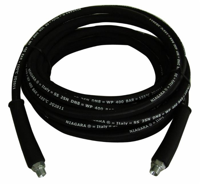 Tubo raccordato idropulitrice 20 mt completo di manicotti - Ama