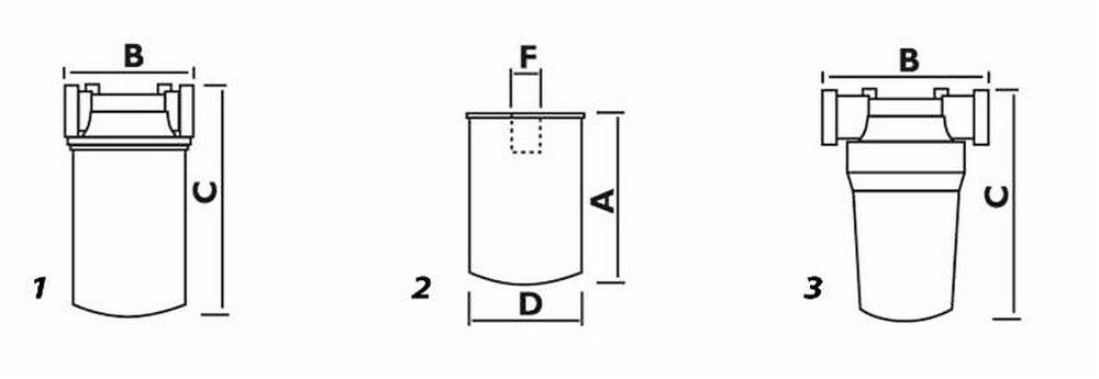 cartuccia filtrante 70lt/min - Ama