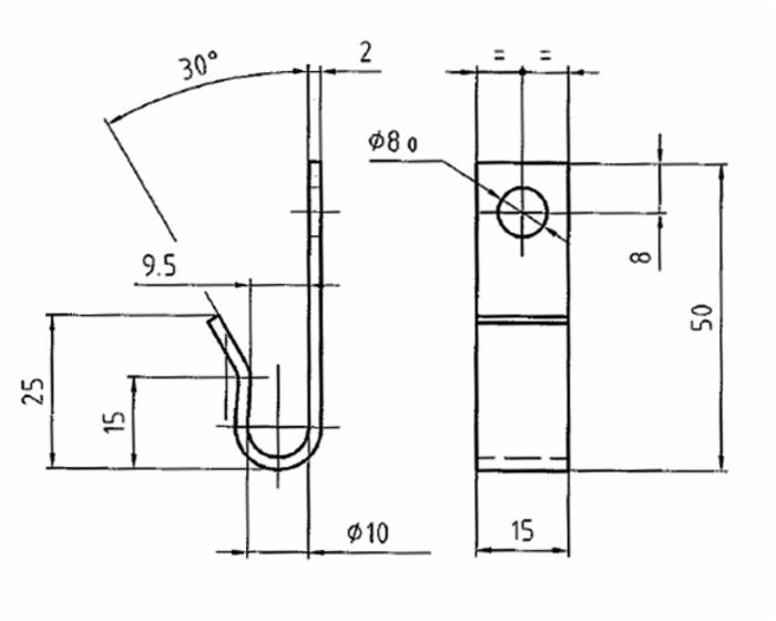 Kit completo di supporto cardano con piastrino - Ama Cardan