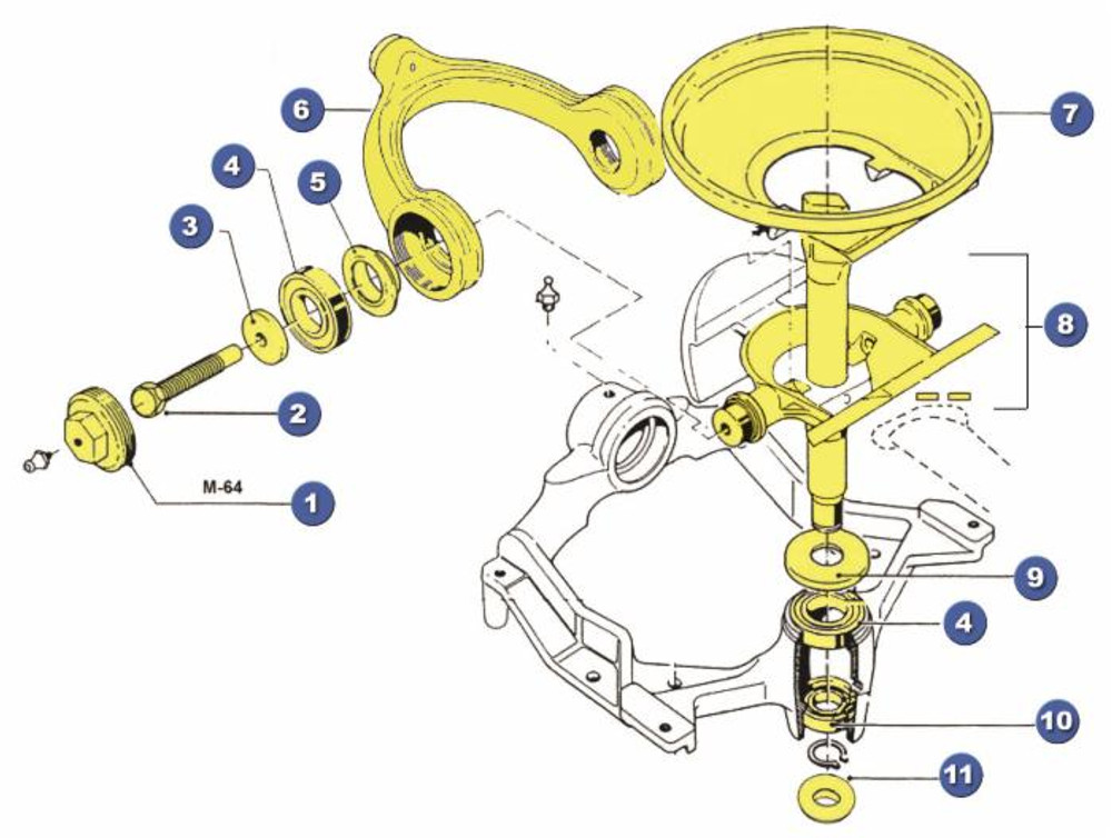 Imbuto spandiconcime adattabile Vicon 90070608 - Ama