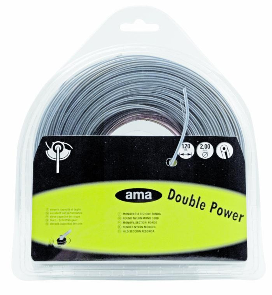 Filo per decespugliatore Double Power da 67m sezione tonda Ø 2,7mm - Ama