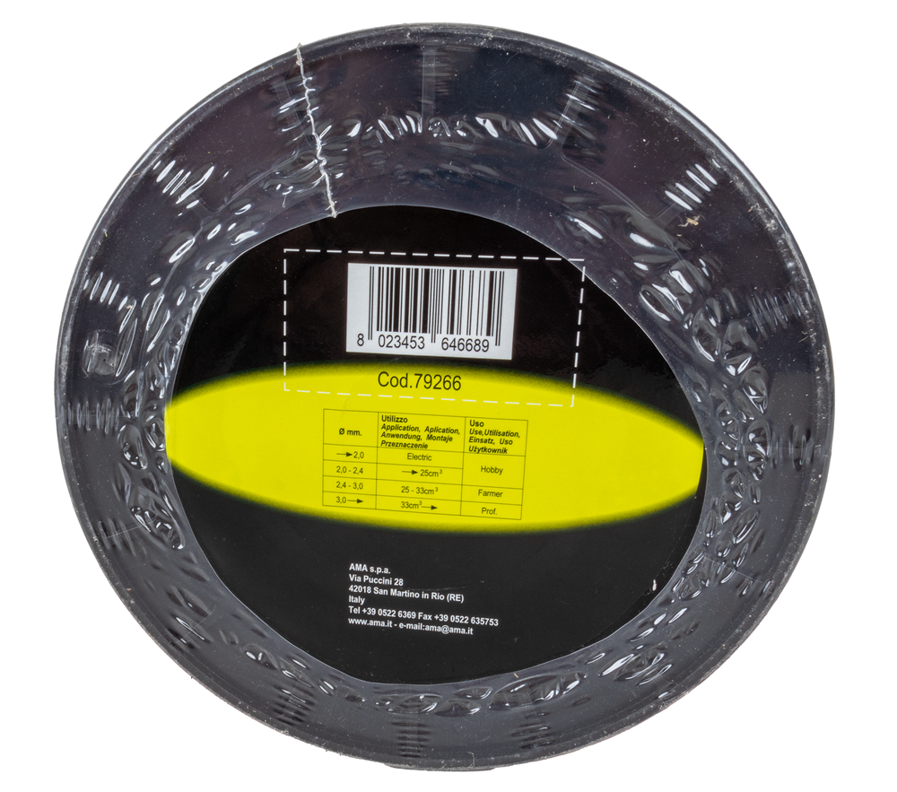 Filo per decespugliatore da 75m sezione quadrata Ø 4mm - Ama