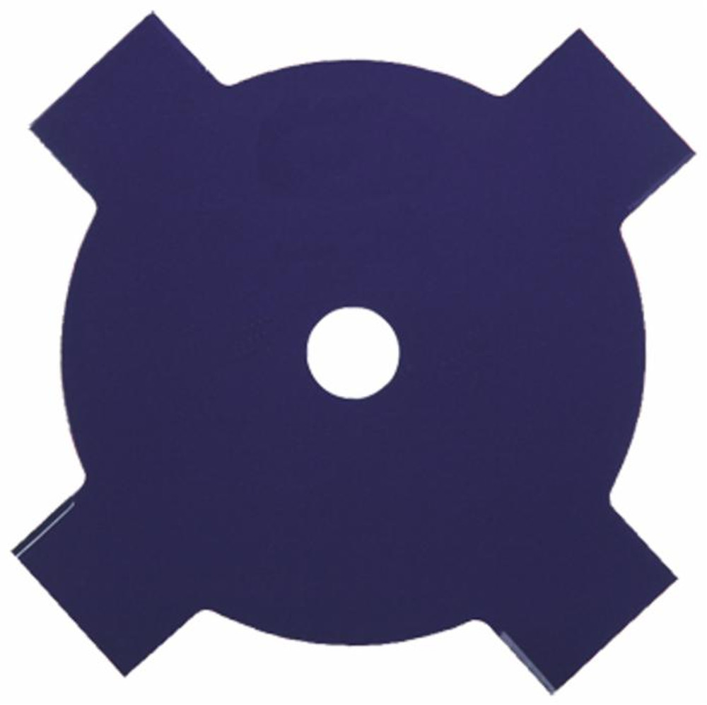 Disco di ricambio per decespugliatore con 4 denti in acciaio Ø esterno 255mm Ø foro 25,4mm - Ama