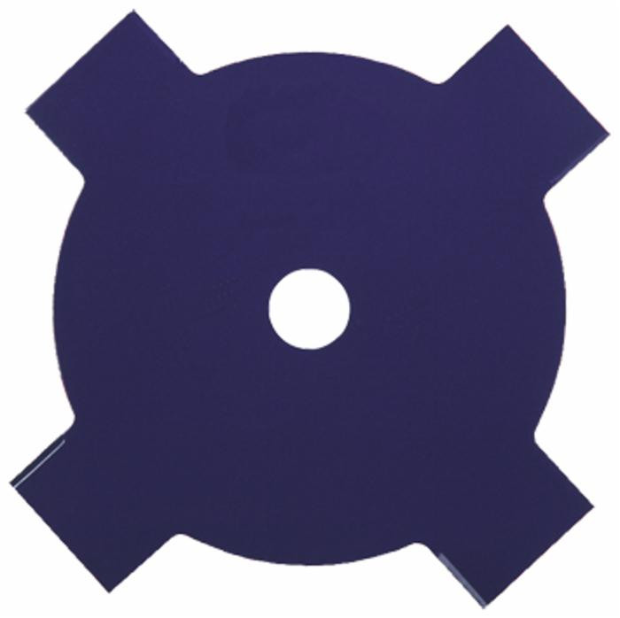 Disco di ricambio per decespugliatore con 4 denti in acciaio Ø esterno 255mm Ø foro 25,4mm - Ama