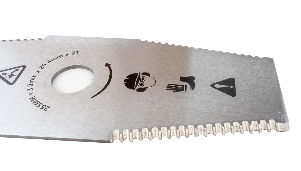 Disco decespugliatore a 2 denti seghettati 255mm - Ama