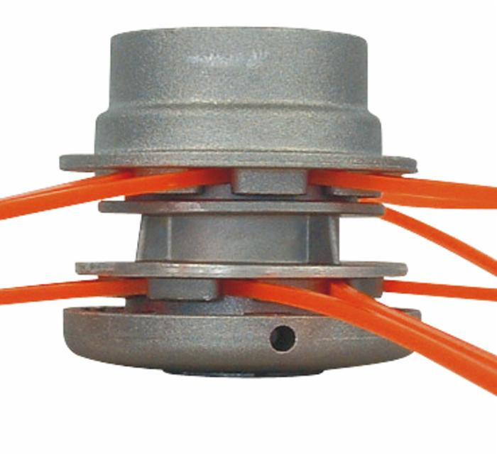 Testina spollonatrice per decespugliatore taglio a 2 livelli in alluminio - Ama