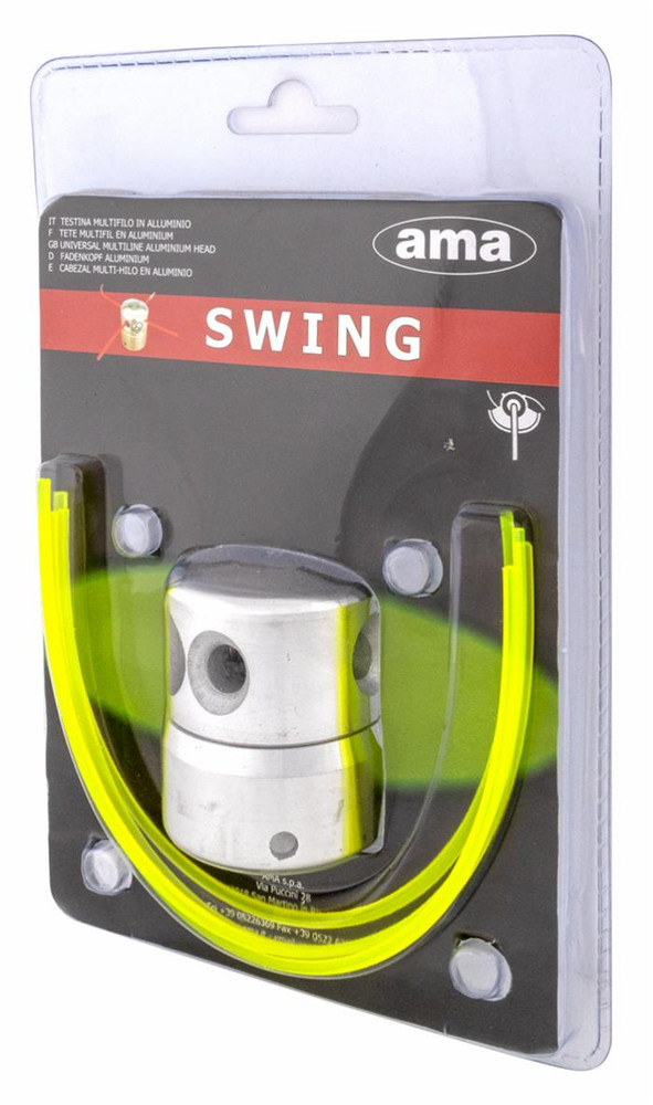 Testina multifilo spollonatrice Swing per decespugliatore in alluminio - Ama