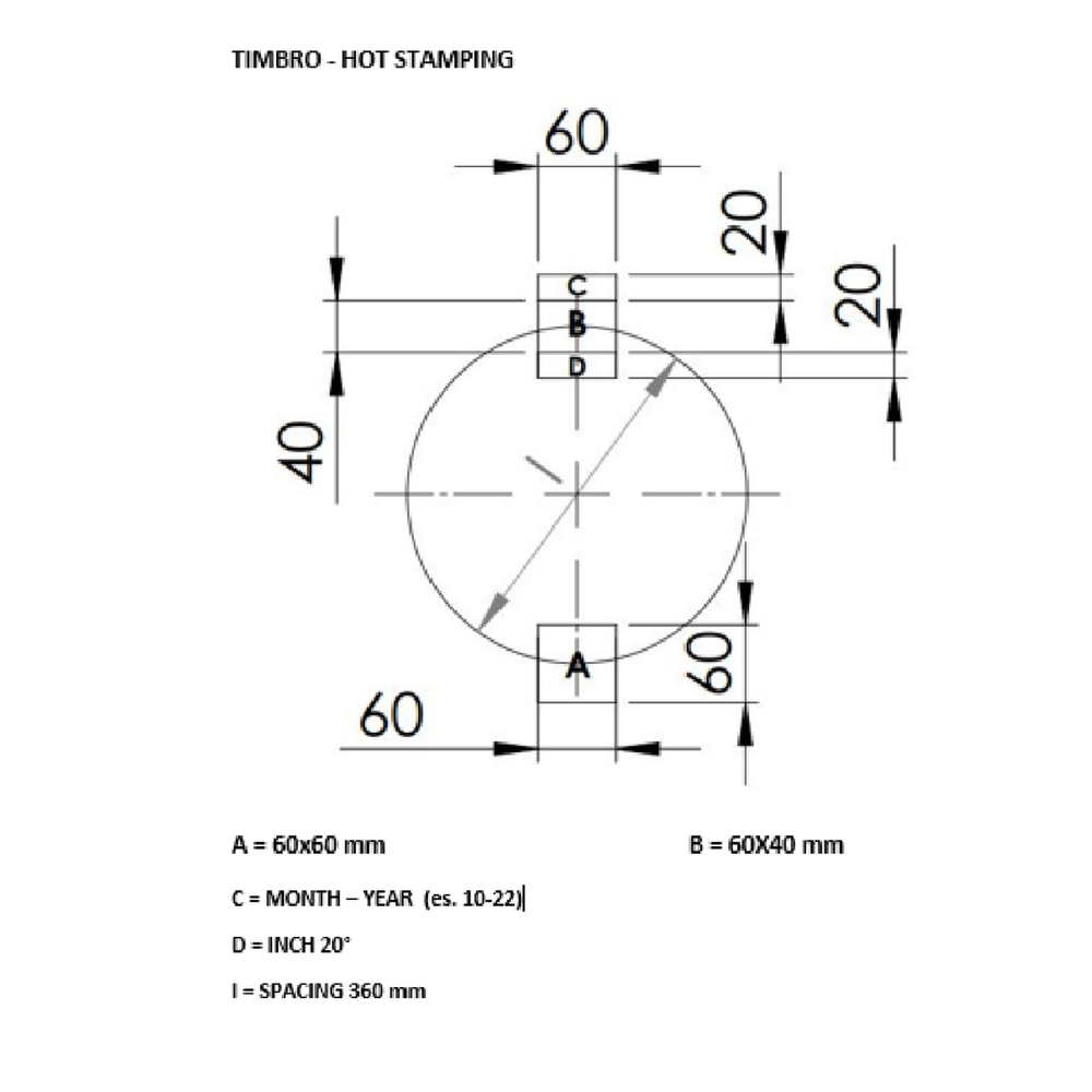 Disco 560x6 concavo dentato base piana, 5 fori ø 13 su ø 98 skf - Ama