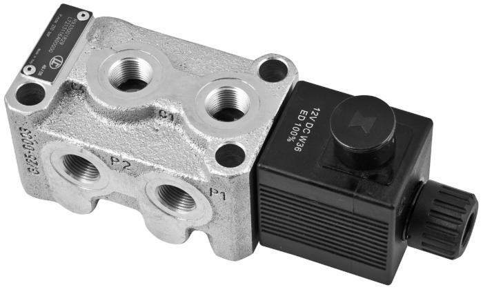 Deviatore elettrico a 6 vie da 1/2" 12VDC 120 litri - Bosch Rexroth