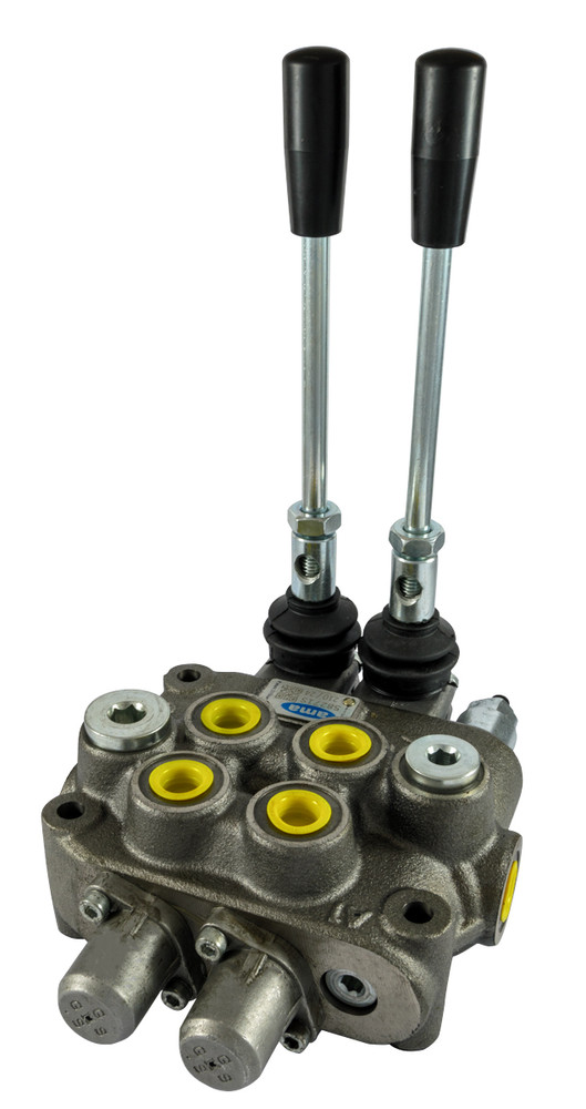 Distributore oleodinamico Ama a 2 leve doppio effetto - 40L - Ama