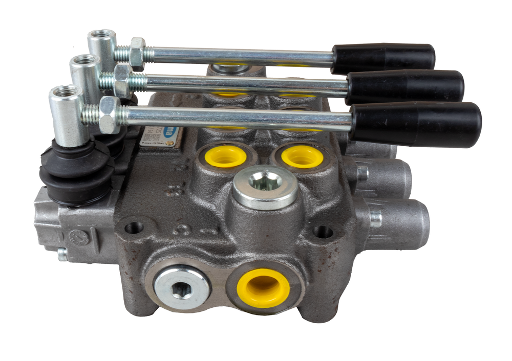 Distributore oleodinamico Ama basic da 3/8” 3 leve 40L/min per trattori - Ama