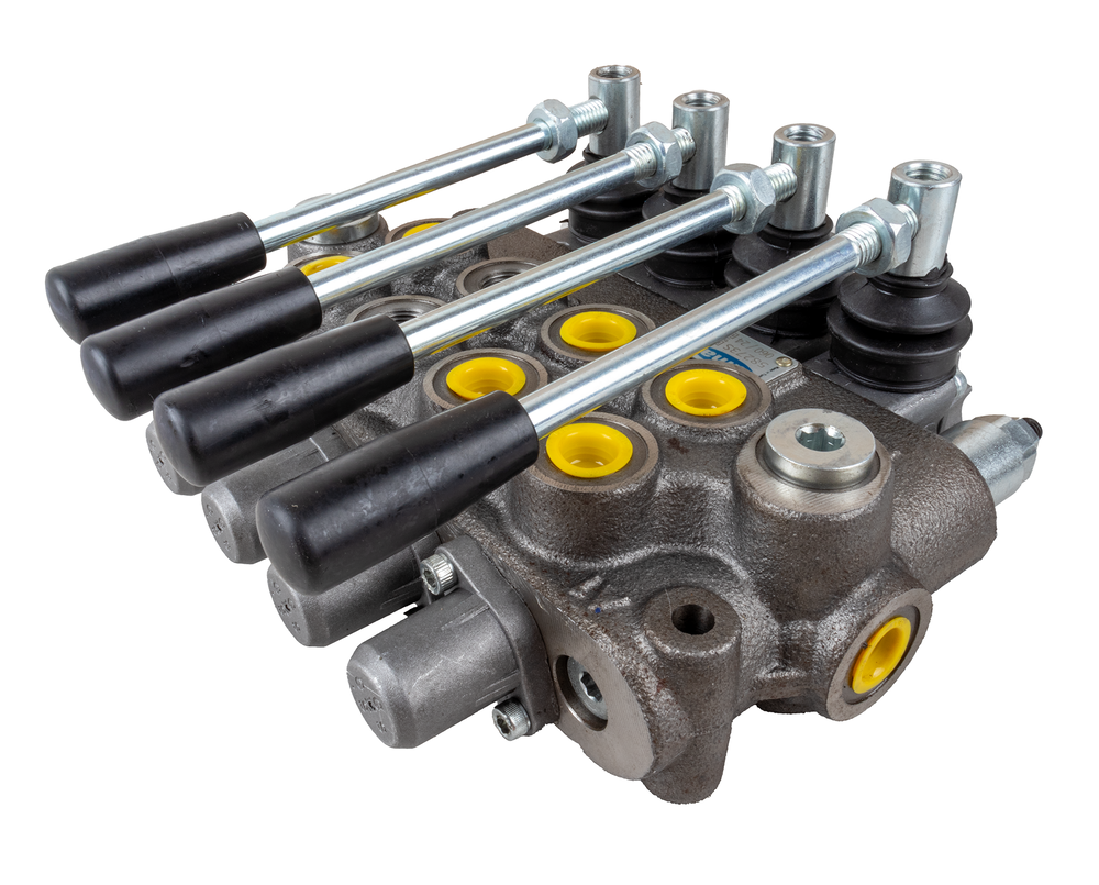 Distributore oleodinamico Ama a 4 leve doppio effetto - 40L - Ama Refluid