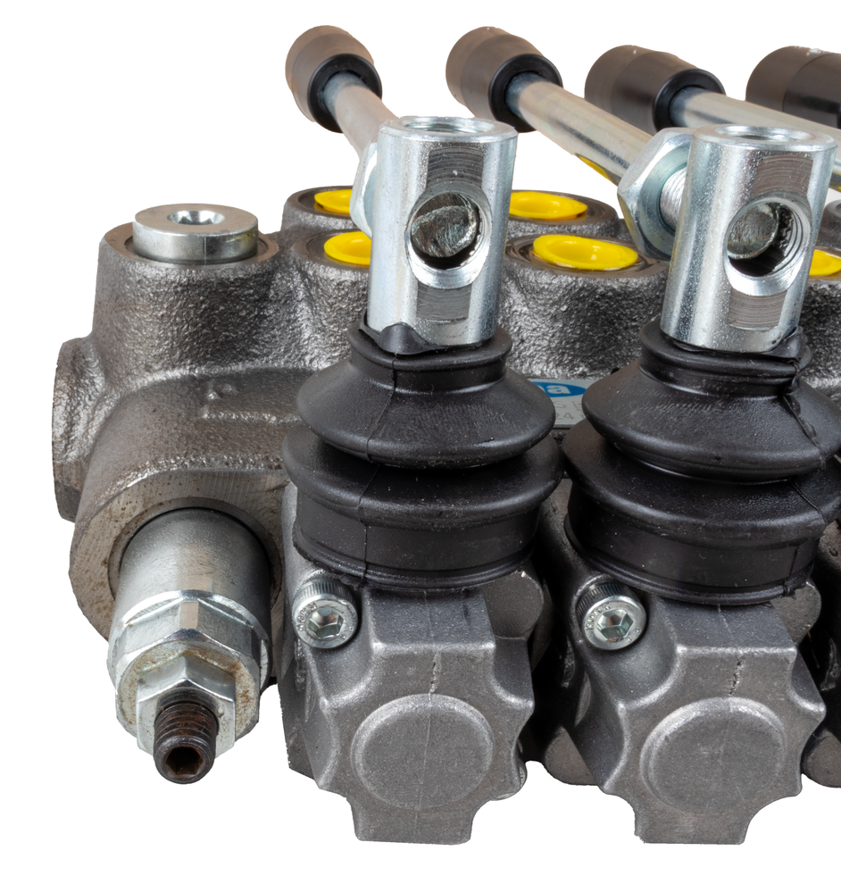Distributore oleodinamico Ama a 4 leve doppio effetto - 40L - Ama
