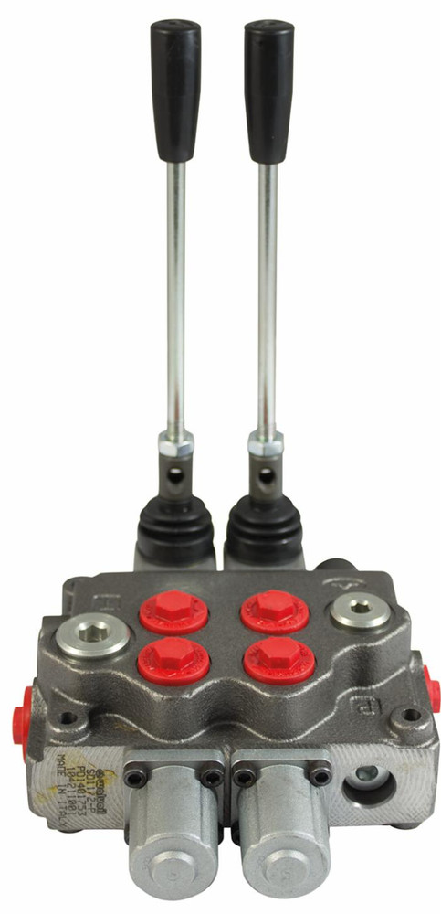 Distributore Walvoil SD5 con 2 leve a semplice effetto e doppio effetto - 40L - Walvoil