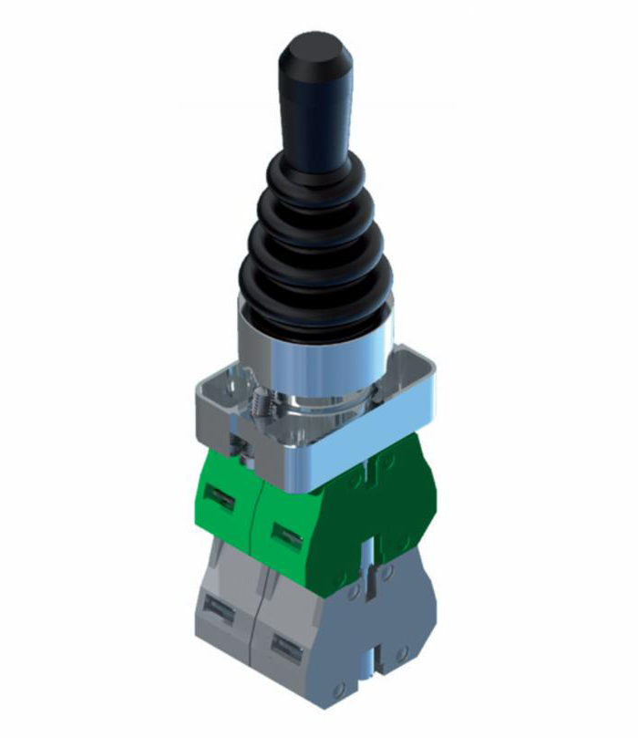 Joystick a 4 funzioni con ritorno a molla in posizione neutra - Ama Refluid