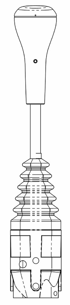 Leva telecomando a cloche per cavi ad occhio - Ama Refluid