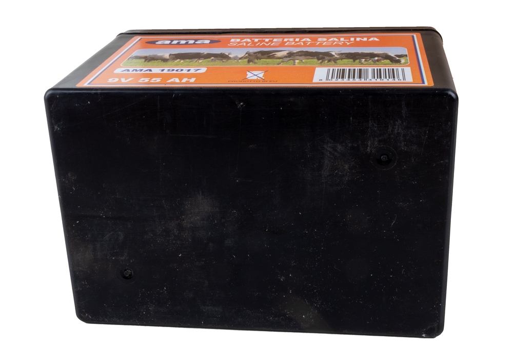 Batteria Ama in zinco carbone per recinti elettrici 9V 55A - Ama