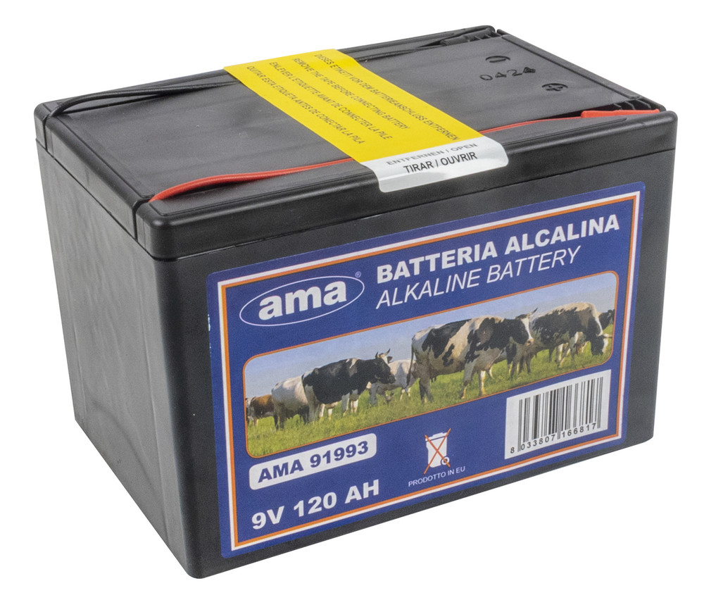 Pila alkalina 9V 120Ah - Ama